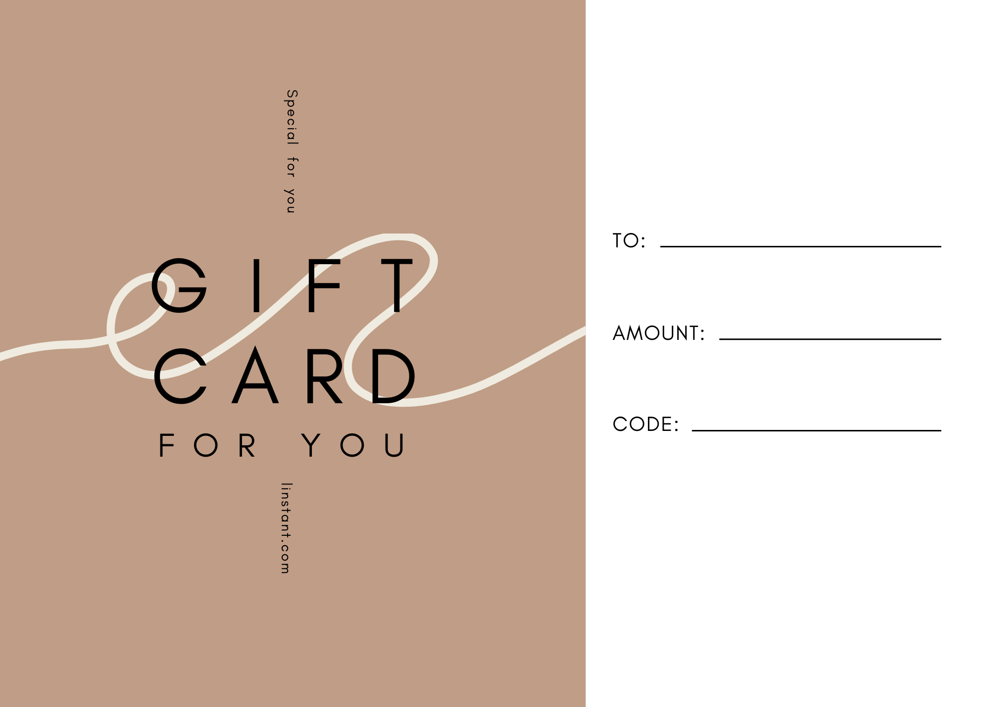 Green Minimal Gift Card Printable (2)